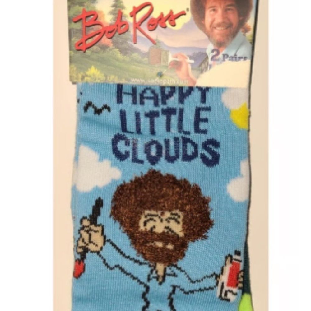 BOB ROSS NOVELTY SOCKS